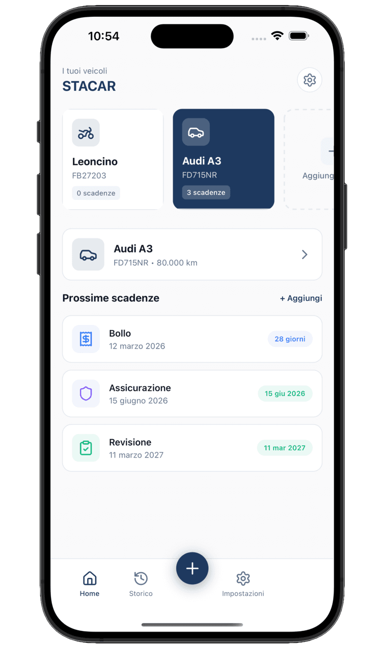 STACAR App Screenshot